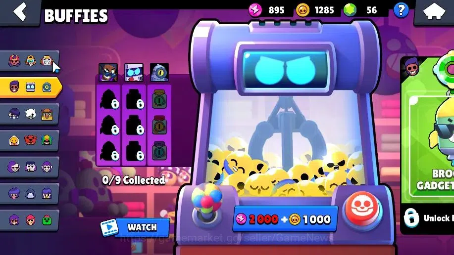 Brawl Stars Accounts 1024 Trophy|16 Brawler 2 Max (Shelly,Edgar) |14k Bling| 1 Legend [Cyber Shelly] 1 Myth [Gridiron Otis 6