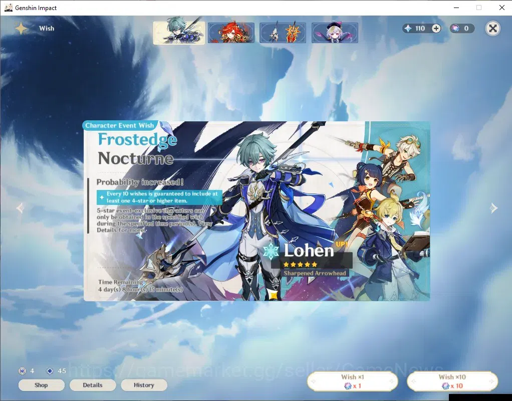Genshin Impact Accounts ASIA|AR 48|3 Limited + 1(*5 Weapon)|Nicole,Raidden image 10