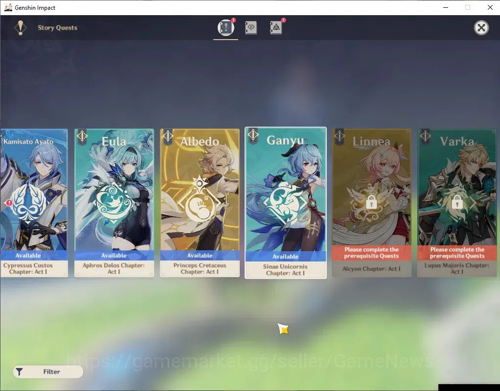 Genshin Impact Accounts ASIA|AR 48|3 Limited + 1(*5 Weapon)|Nicole,Raidden image 15