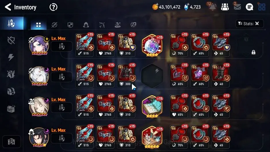 Epic Seven Accounts Starter GLOBAL|UnVerif|5 ML(Salome,Har Setti,ABys Yufine),AFS Flan,Landy|Untouch Theater|4,7K SStone+3K 12