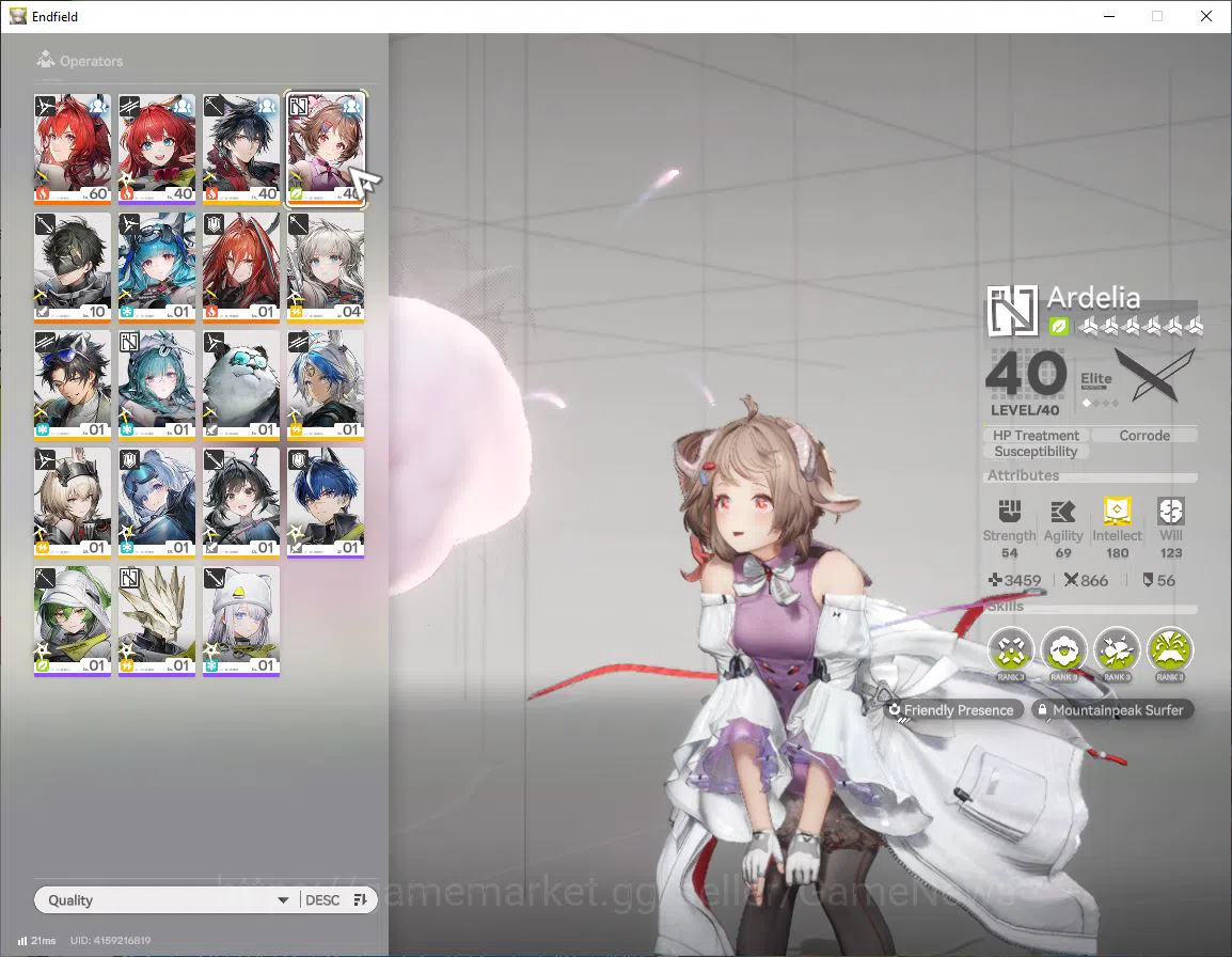 Arknights: Endfield Accounts Asia Lv 47|4 SSR [(Ardelia,Leavatain,])+Sign,Last  image 3