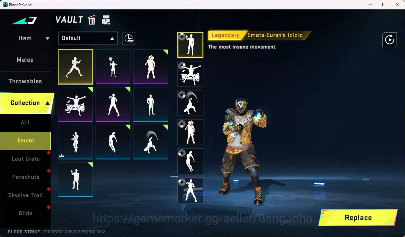Blood Strike Accounts ASIA | EVO FAL-Evolved Draco | 8 Legendary Skins | image 13