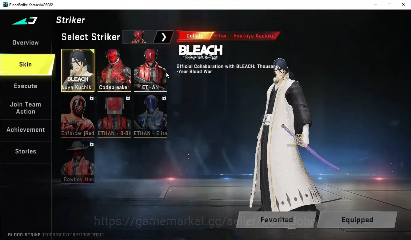 Blood Strike Accounts ASIA|COLLAB,ETHAN|ULTRA,ORIGIN-12,FAL,UMP45|LEGEND image 19