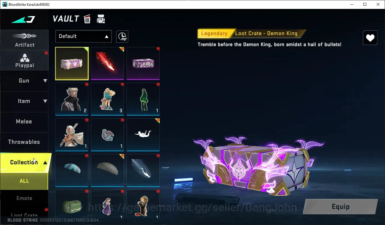 Blood Strike Accounts ASIA|COLLAB,ETHAN|ULTRA,ORIGIN-12,FAL,UMP45|LEGEND image 3