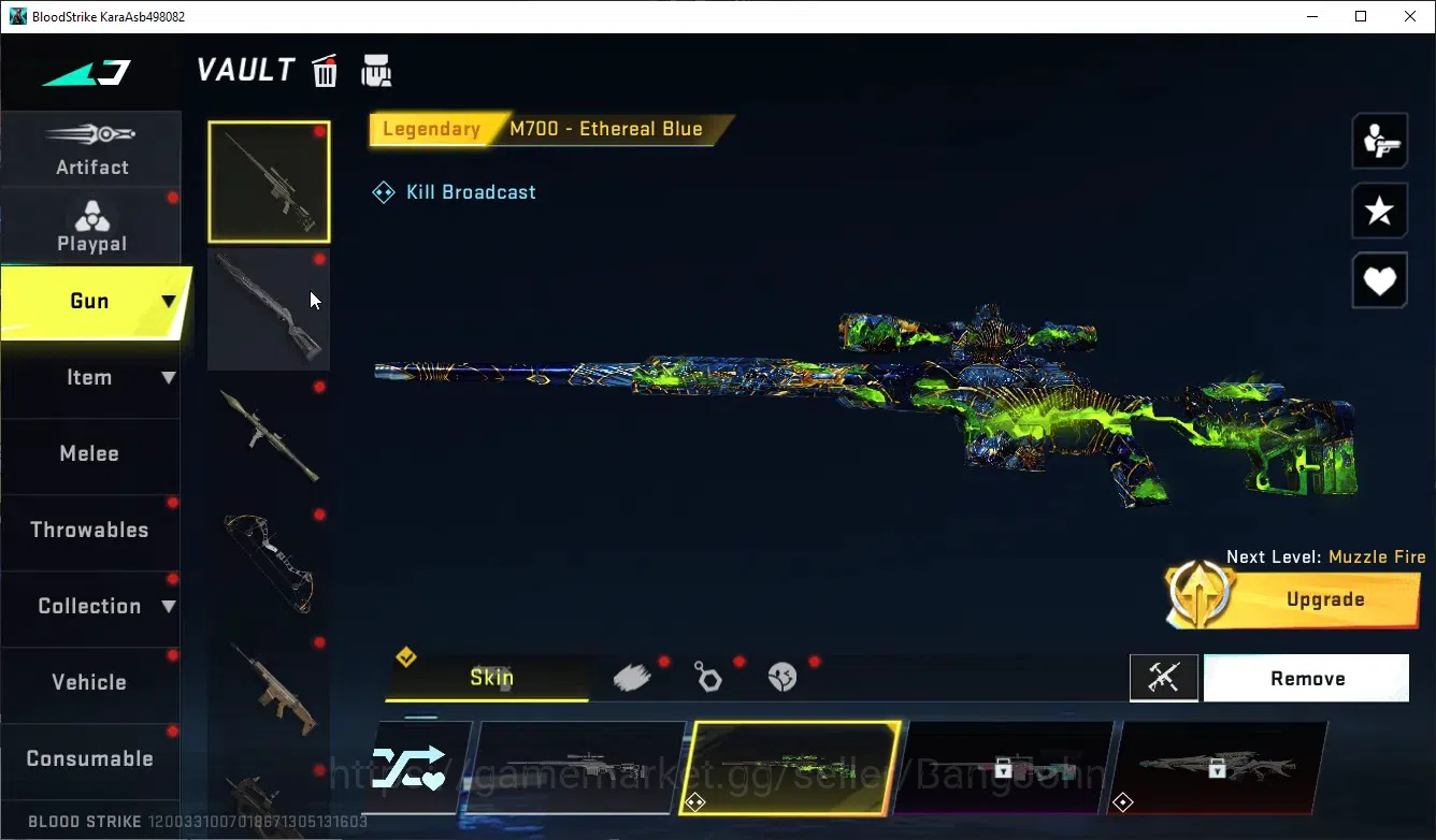Blood Strike Accounts ASIA|COLLAB,ETHAN|ULTRA,ORIGIN-12,FAL,UMP45|LEGEND image 9