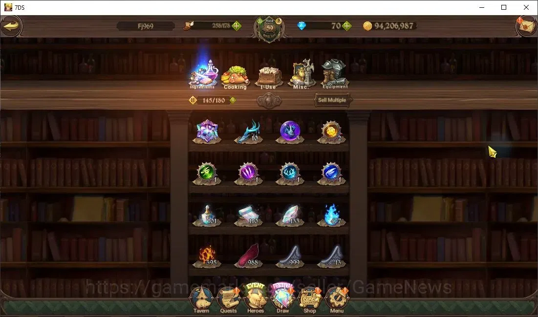 The Seven Deadly Sins: Grand Cross Accounts Global|3,1M CC|70 DM+66 LS|5 LR+9 UR|N Meliodas 6/ image 14