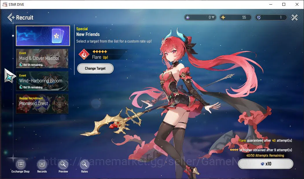 Mongil:Star Dive Accounts Global | Fresh Starter AL 2 | 1 SSR Meta ( Sangun  image 13