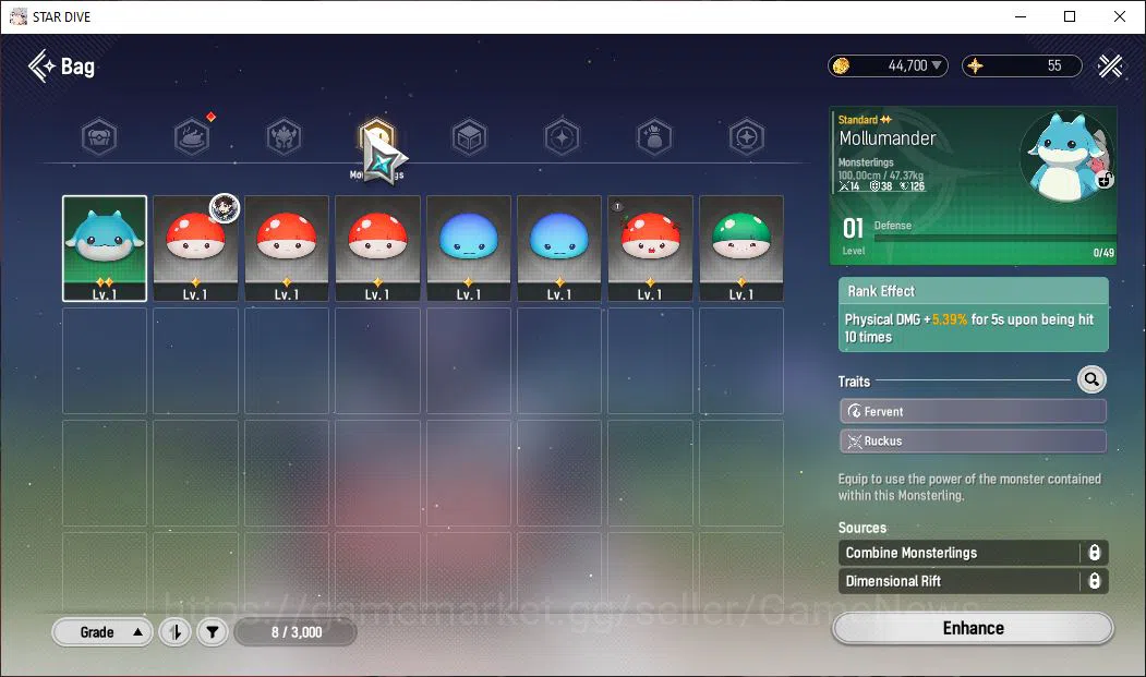 Mongil:Star Dive Accounts Global | Fresh Starter AL 2 | 1 SSR Meta ( Sangun  image 6