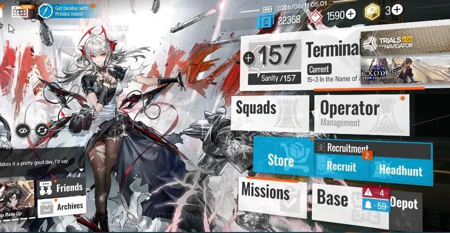 Arknights Accounts Lv 27| 93 OP+1 Skin | 2 Limited | ( Wis'adel,Silve image 1