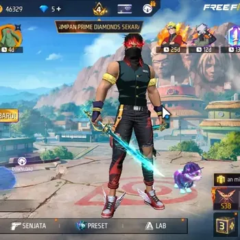 Free Fire Accounts Indo|SCAR Megalodon Lv7,XM8 Destiny Guardian,AUG Blazing|M1887 Emerald,Fist Eclipse Etc|382 Vault 148