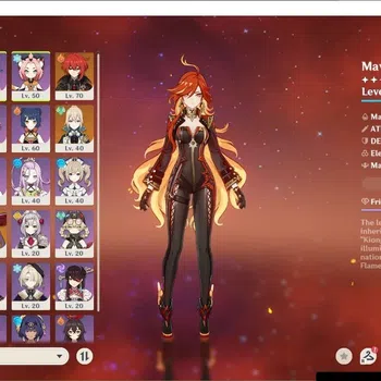 Genshin Impact Accounts Starter ASIA allunset|AR48| 1 limited Mavuika+No sign(1+*5Wep)|+char STD bennet.diona,beidou