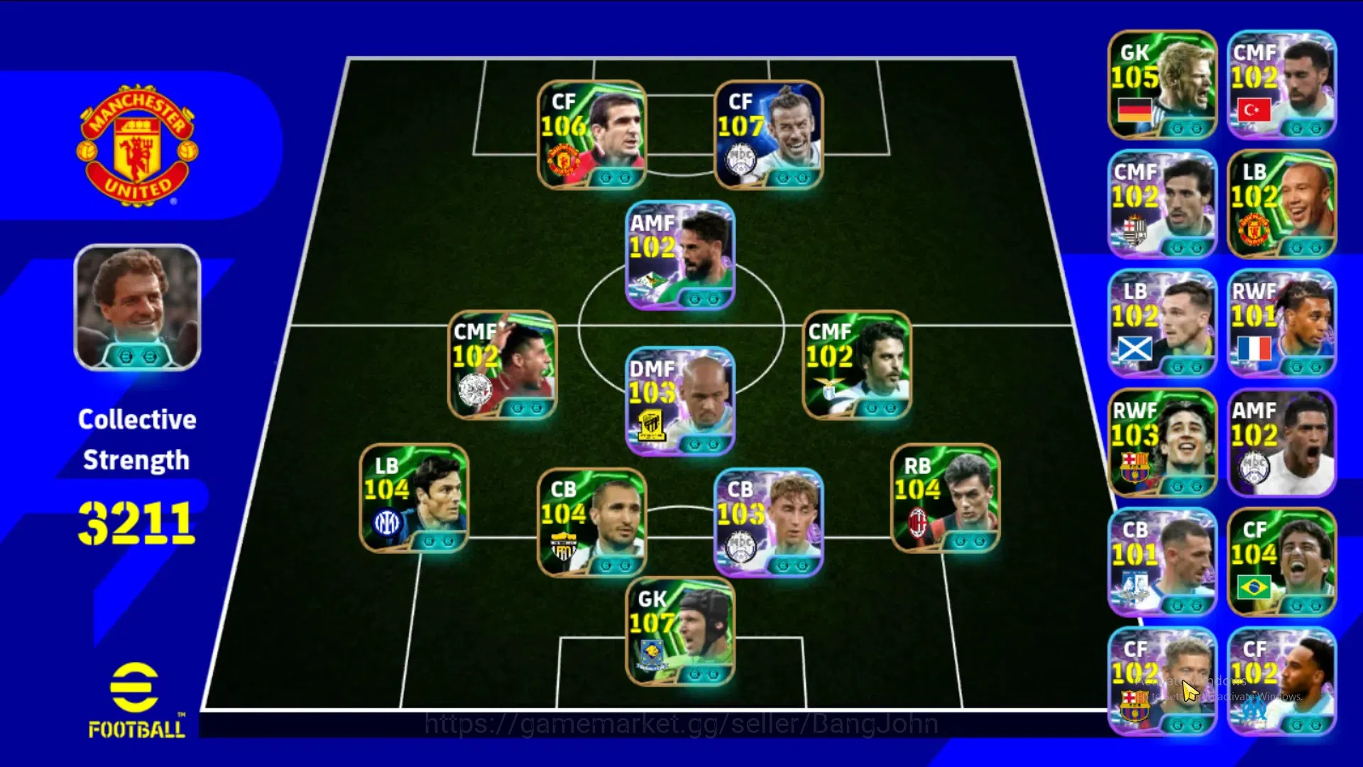 eFootball Accounts ANDROID|PW 3211|BT Gareth Bale|Epc Petr Cech|Epc O image 8