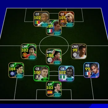 eFootball Accounts Legends & Iconic Players Mobile|PW 3180|Bigtime Lamine Yamal, Epic Baggio,Zanetti,Rijkaard,Diouf,Reus