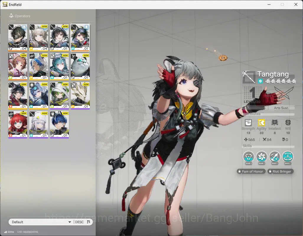 Arknights: Endfield Accounts ASIA | Starter fresh | Tangtang, Ardelia | more de image 1