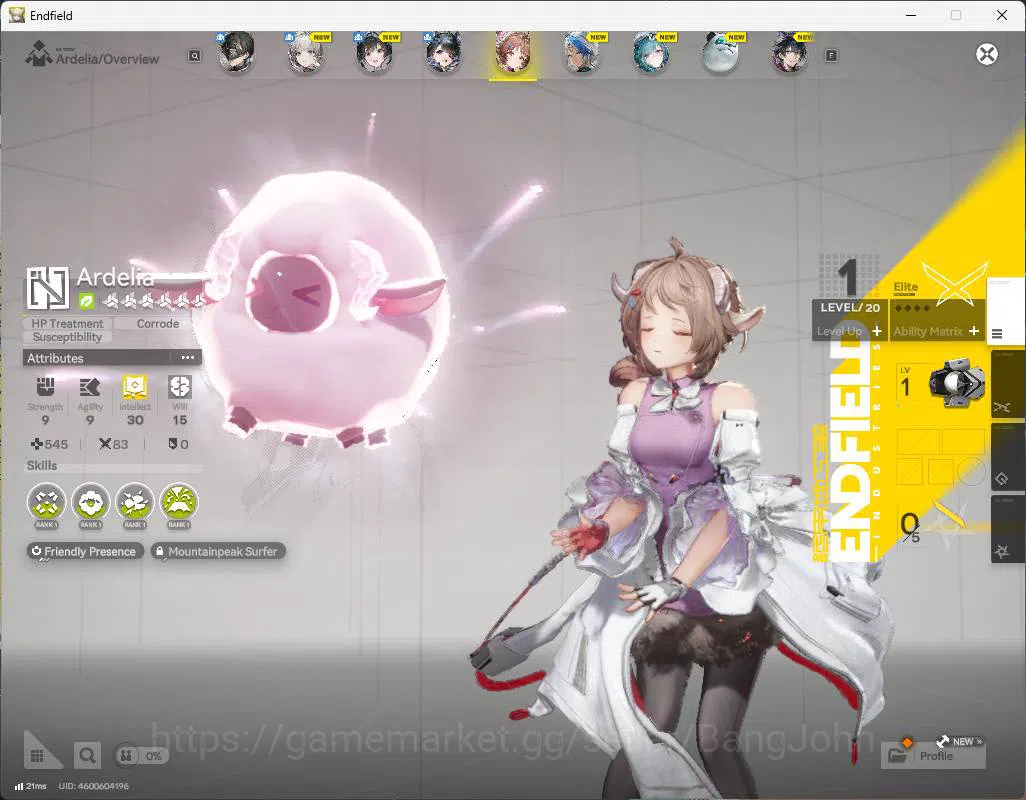 Arknights: Endfield Accounts ASIA | Starter fresh | Tangtang, Ardelia | more de image 4