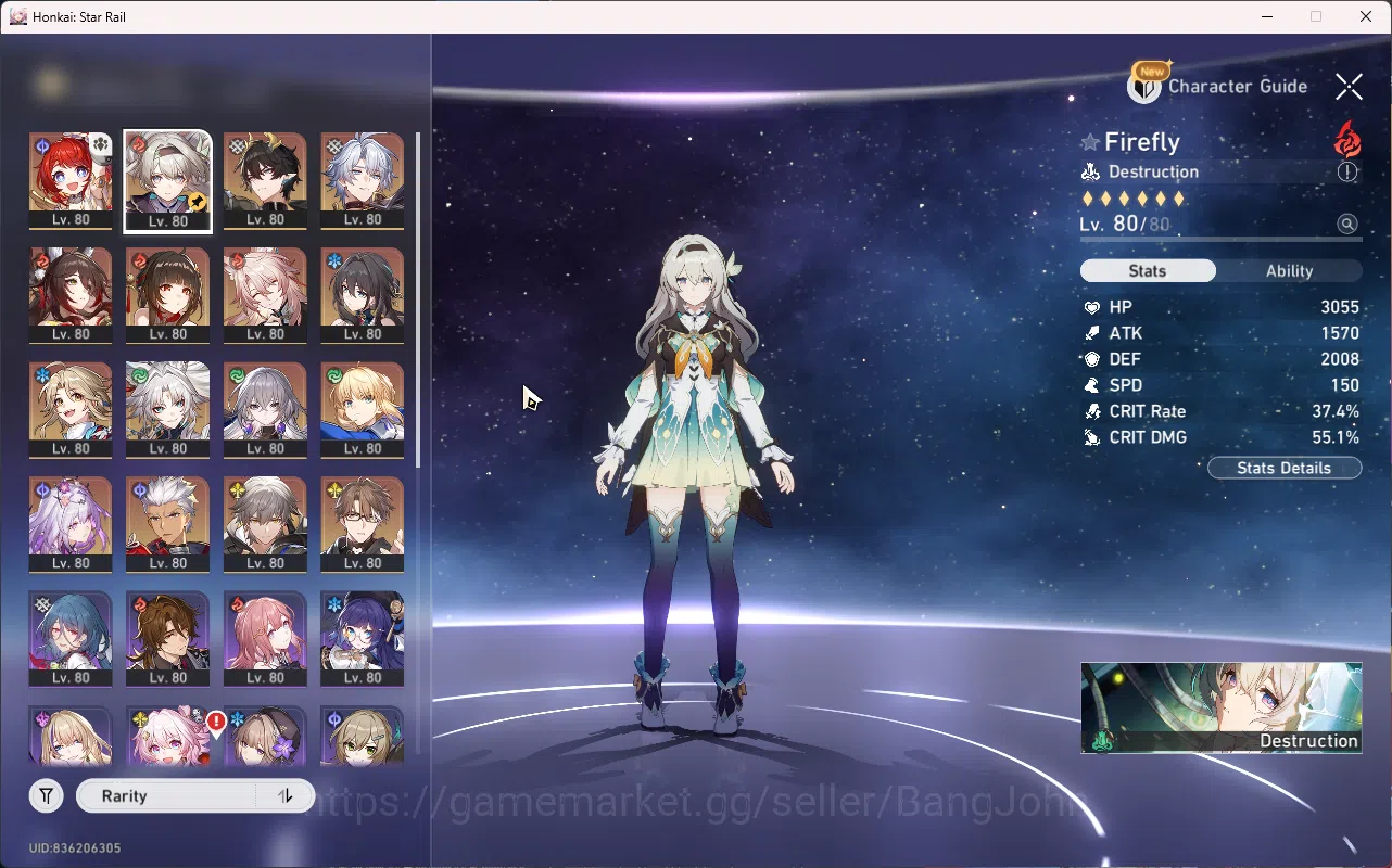 Honkai Star Rail Accounts Others ASIA | 9 Limit | Phainon + Sign | FF + Sign | Tribie | Saber + Sign | Feixiao + Sgin 2