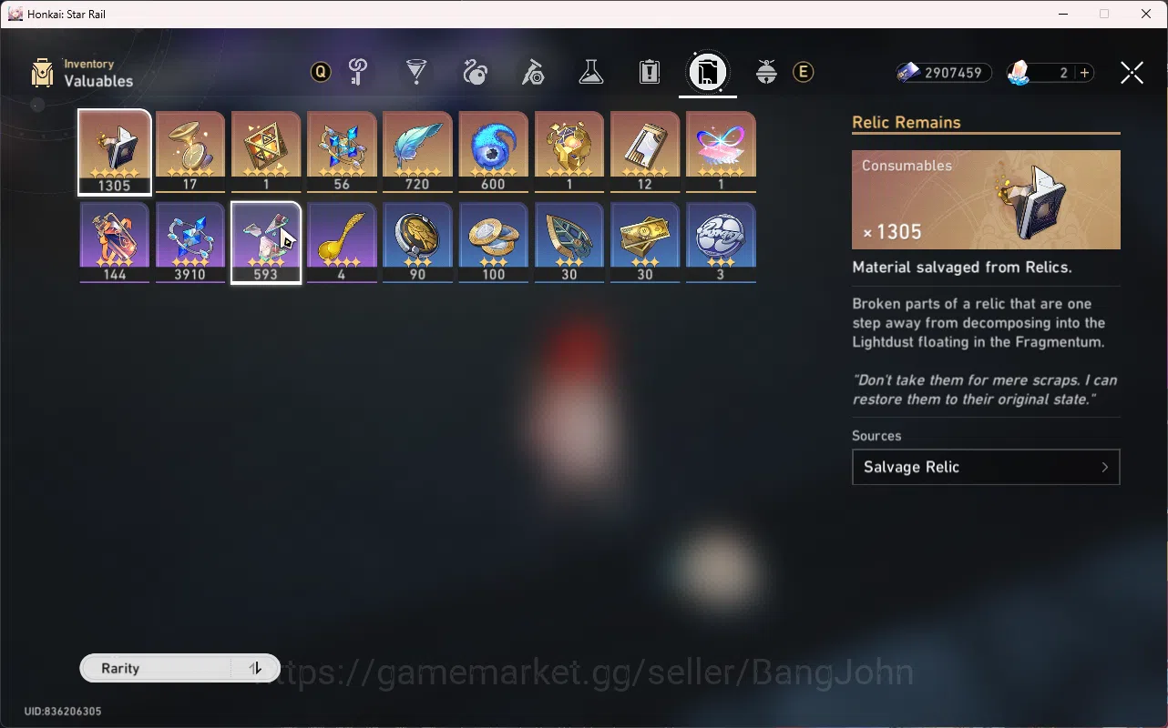 Honkai Star Rail Accounts Others ASIA | 9 Limit | Phainon + Sign | FF + Sign | Tribie | Saber + Sign | Feixiao + Sgin 9