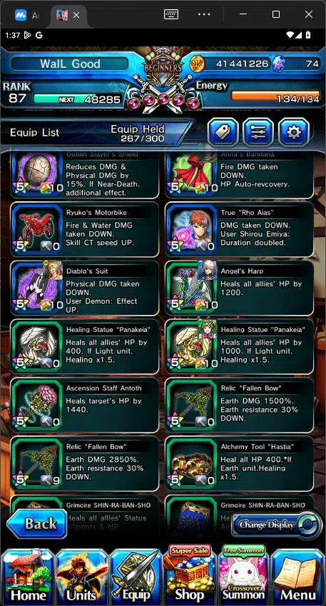 Grand Summoners Accounts GLOBAL|Ascend 17|Summer Miyu(TW),Chloe(TW),Paladin image 8