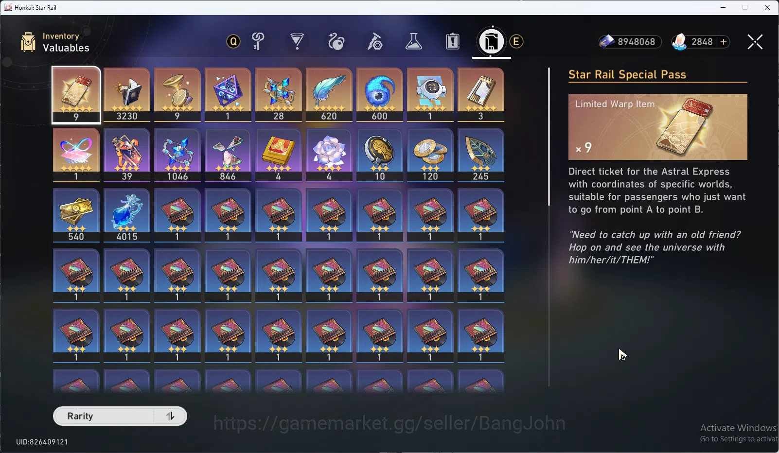 Honkai Star Rail Accounts ASIA TL70 | Castorice+S, Acheron+S, Kafka+S | Cyre image 6