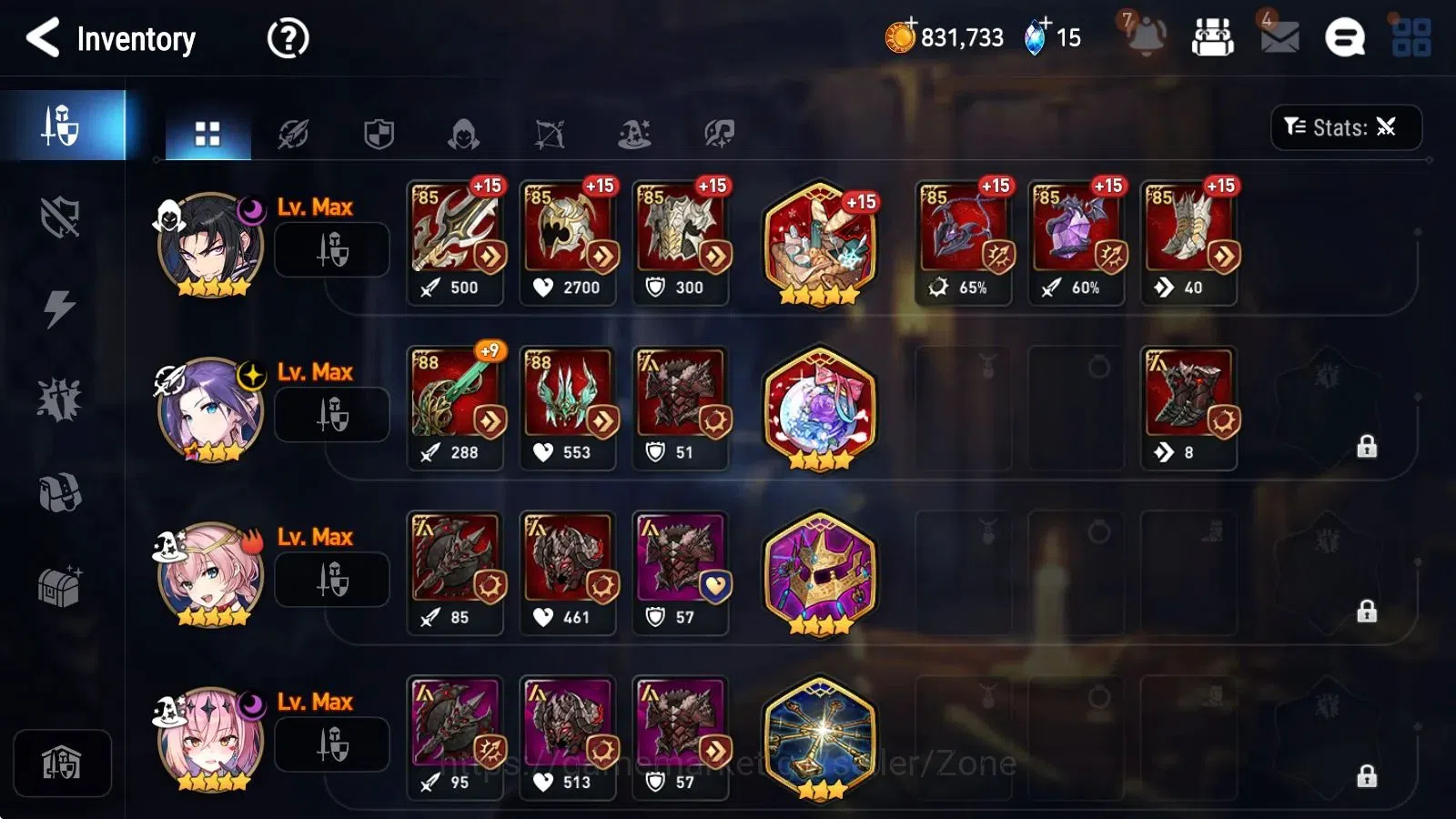 Epic Seven Accounts Starter Global|Starter|2ML (Arbiter Vildred, Top Model Luluca)|PoH ON|Uberius's Tooth, Alexa's 6