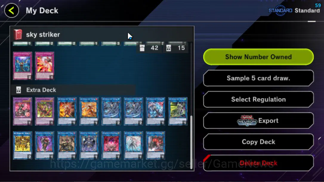 Yu-Gi-Oh! Master Duel Accounts Mid-Level Lv 18 | 18 Deck |VSK9,Sky Striker,Resonator,Dragonmaid,YubelFs,Etc|Ranked 5