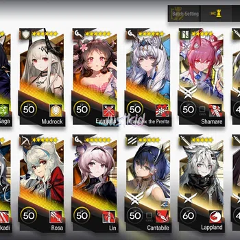 Arknights Accounts Starter ARKNIGHTS GLOBAL STARTER 11*6 , 2 LIMITED WANG,CHONGYUE , PRAMANIX