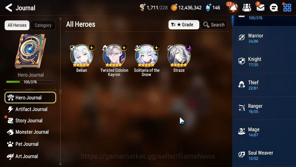 Epic Seven Accounts GLOBAL Unverif|New Era|4 ML(Belian,Straze,Solitari image 15
