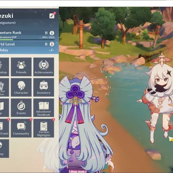 Genshin Impact Accounts Starter ASIA|AR 11|Fresh Starter 1 Limited(Vesna),Diluc,Mizuki C1|Selector Available|MC Female|Low