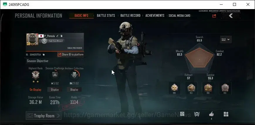 Arena Breakout Accounts MOBILE Lv30|SV 36,2M|CV 21M|Battle Machete|LR-AR1  image 2