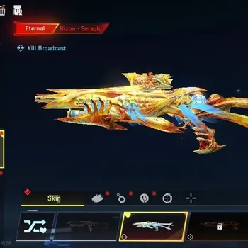 Blood Strike Accounts Others Asia|Eternal Bizon Seraph Lv2|Ultra UMP45 Oni Piercer,Vector Flame|Collab KAG-6 Beast
