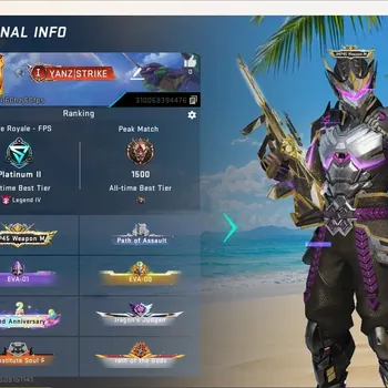 Blood Strike Accounts Collab Skin ASIA|2 Eternal Gun:AUG-Empyrean&D.Eagle|9 Collab Gun [TR&7DS]|4 Limited