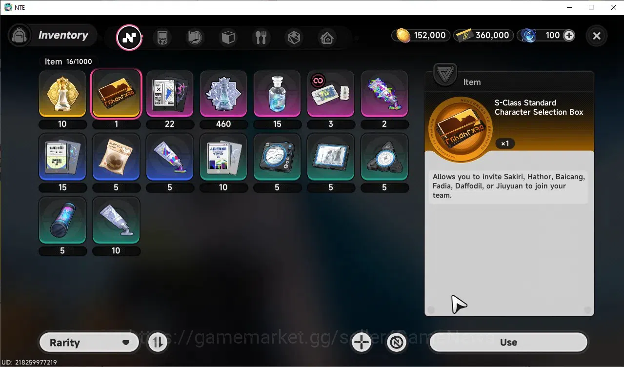Neverness to Everness Accounts GLOBAL America|HL 3|1 S-Class Hotori|1 S-Class Cha image 8