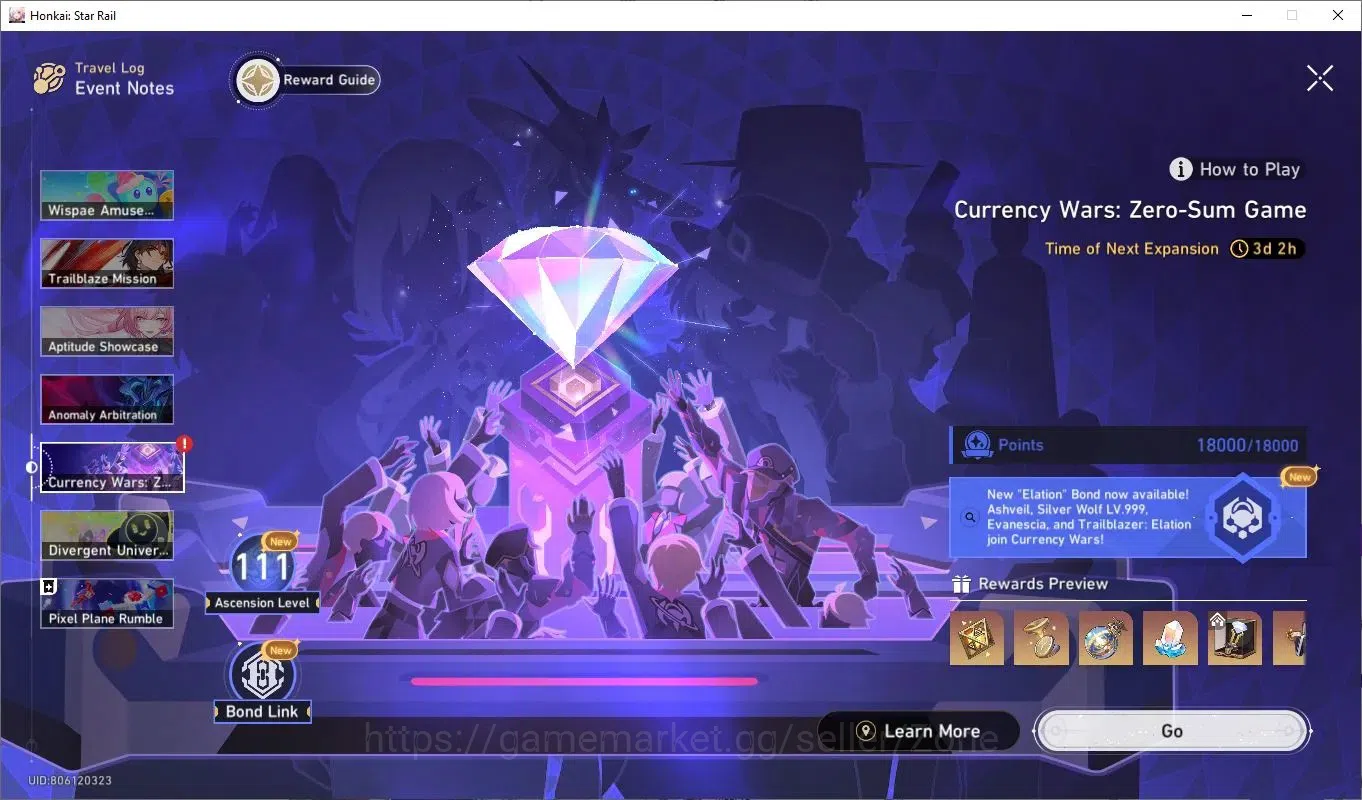 Honkai Star Rail Accounts Others ASIA|TL70|Premium DOT |12 Lim 5* incl Hysilens, Kafka, Ruan Mei, wolf 999 etc |pity 10
