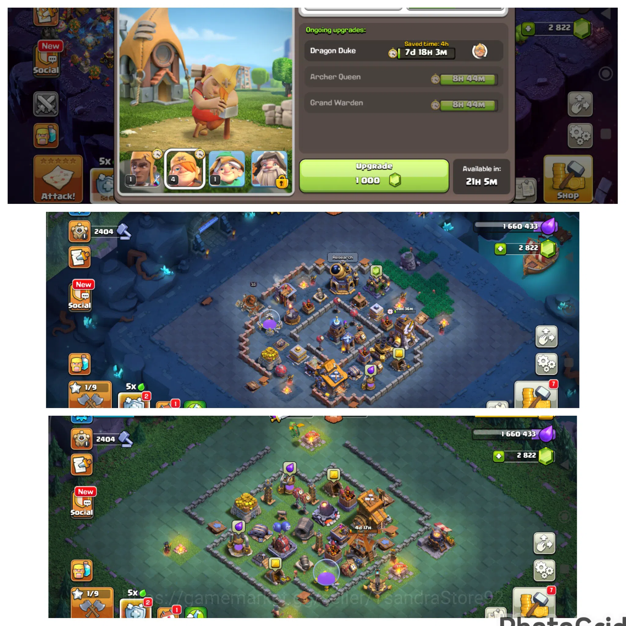 Clash of Clans Accounts High-End TH 18 ENGINEREED MAXED SUPER RARE LVL 181 All Defense Level 1 EXPECT TESLA|4 HERO 5