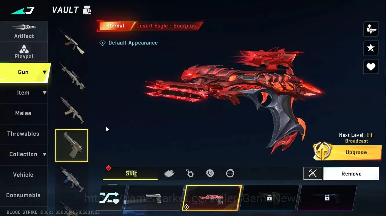 Blood Strike Accounts ASIA|2 ETERNAL[ETHAN-Alien Walker,DEagle]|Melee St image 15