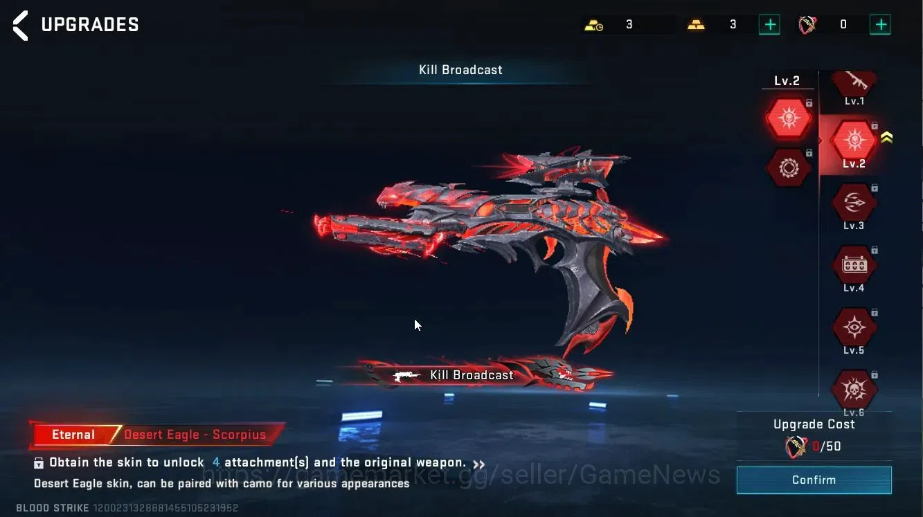 Blood Strike Accounts ASIA|2 ETERNAL[ETHAN-Alien Walker,DEagle]|Melee St image 16