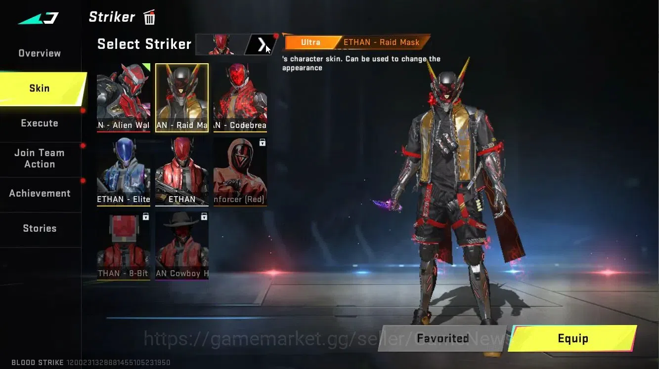 Blood Strike Accounts ASIA|2 ETERNAL[ETHAN-Alien Walker,DEagle]|Melee St image 5