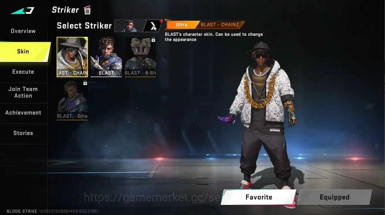 Blood Strike Accounts ASIA|2 ETERNAL[ETHAN-Alien Walker,DEagle]|Melee St image 6