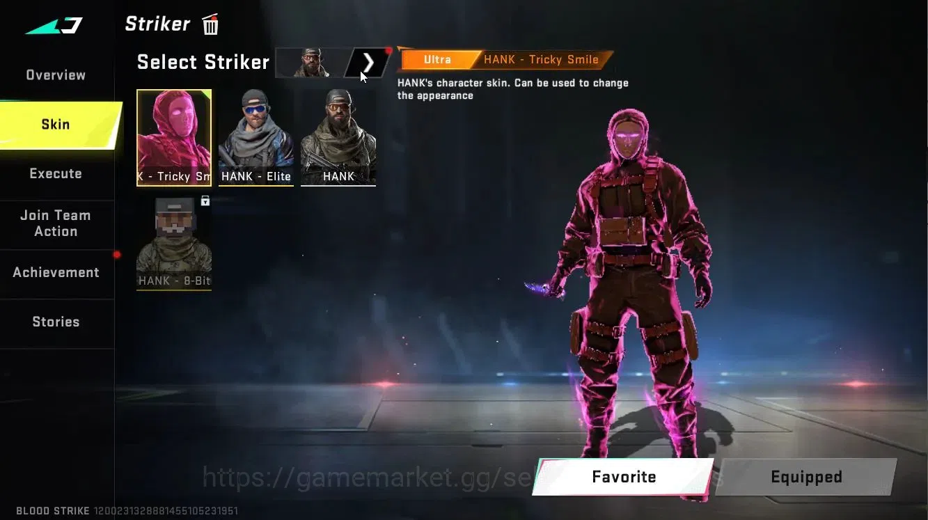 Blood Strike Accounts ASIA|2 ETERNAL[ETHAN-Alien Walker,DEagle]|Melee St image 7