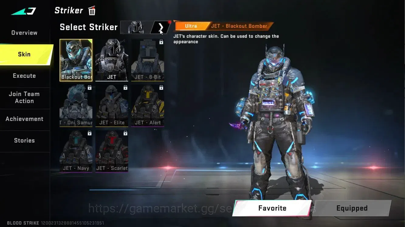 Blood Strike Accounts ASIA|2 ETERNAL[ETHAN-Alien Walker,DEagle]|Melee St image 9