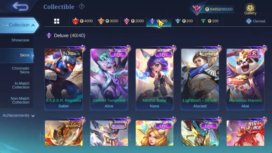 Mobile Legends: Bang Bang Accounts Hero 132|Skin 271|High Glory 91|KOF(Gusion,Karina) image 10