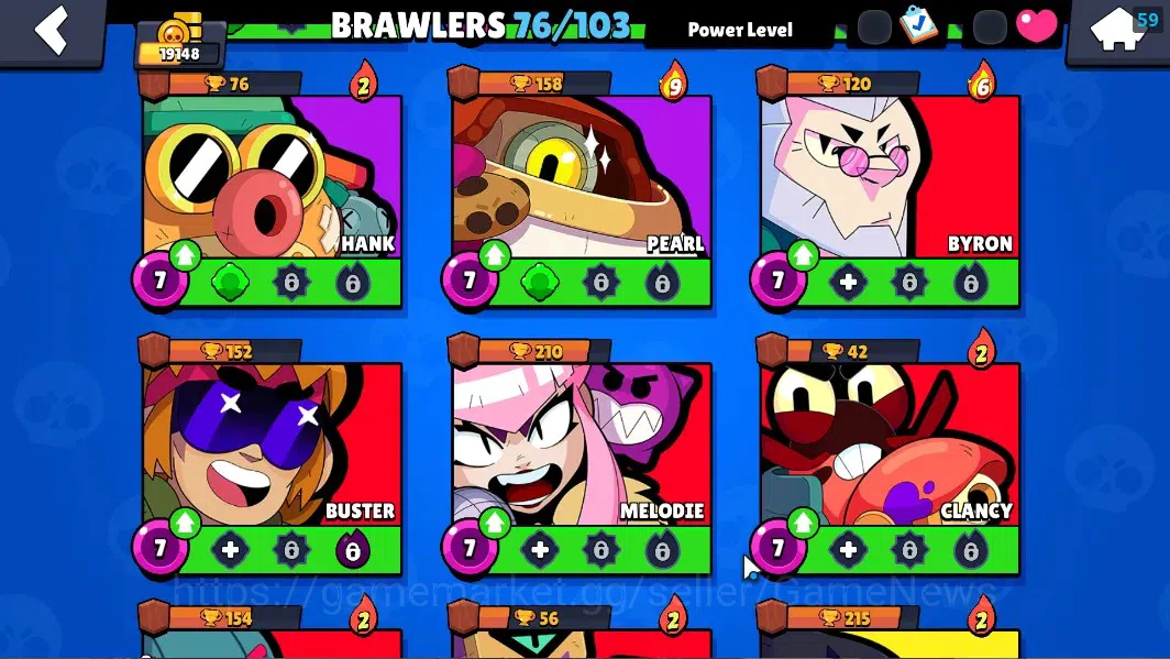 Brawl Stars Accounts 19148 Trophy|76Brawler 1Max Lvl[Edgar]|3 Hypch DJ& image 18