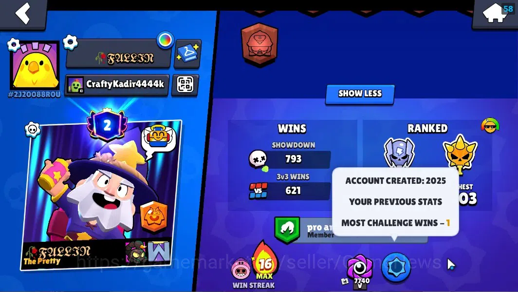 Brawl Stars Accounts 19148 Trophy|76Brawler 1Max Lvl[Edgar]|3 Hypch DJ& image 3