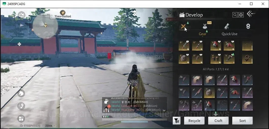 Where Winds Meet Accounts Global|Lv 95|GS 31K|2 HC|Tranquil Bamboo|Peaceful image 12