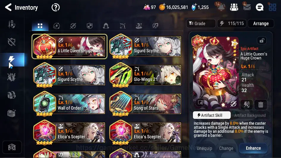 Epic Seven Accounts GLOBAL Unverif|New Era|3 ML(LOT Scale,AYufine,ALai image 8