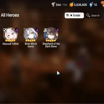Epic Seven Accounts Starter Global|Unverif|Starter 3 ML(Shepherd Dark Diene,BW Iseria,A.Yufine)|PoH+Bless ON|Theater