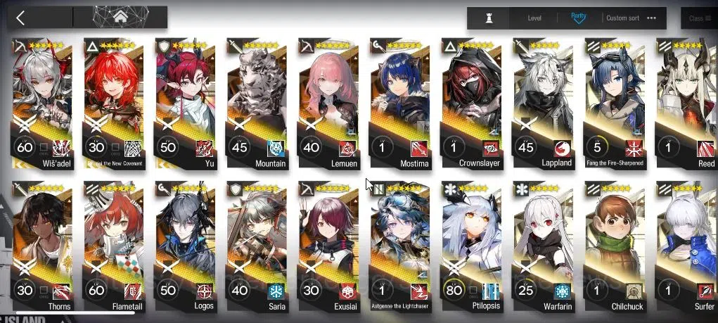 Arknights Accounts Lv 47|108 OP 7 Skin|25K Orundum 69 Originium|3 Lim image 7