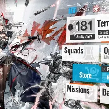 Arknights High-End Lv 47|108 OP 7 Skin|25K Orundum 69 Originium|3 Lim image 1