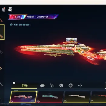 Blood Strike Accounts Rare Skin ASIA |EVO Gun:M1887-Destroyer Lv2|Eternal:M4A1,MP5,Vector,KAG-6,D.E,M700,Etc|Eternal EMMA|2
