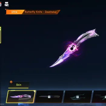 Blood Strike Accounts Starter Asia|Ultra Melee Butterfly-Deathstar+1 Legendary M4A1 - Venom|5 Striker|Rank Bronze